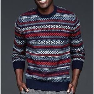 GAP Lambswool Fair-isle Sweater